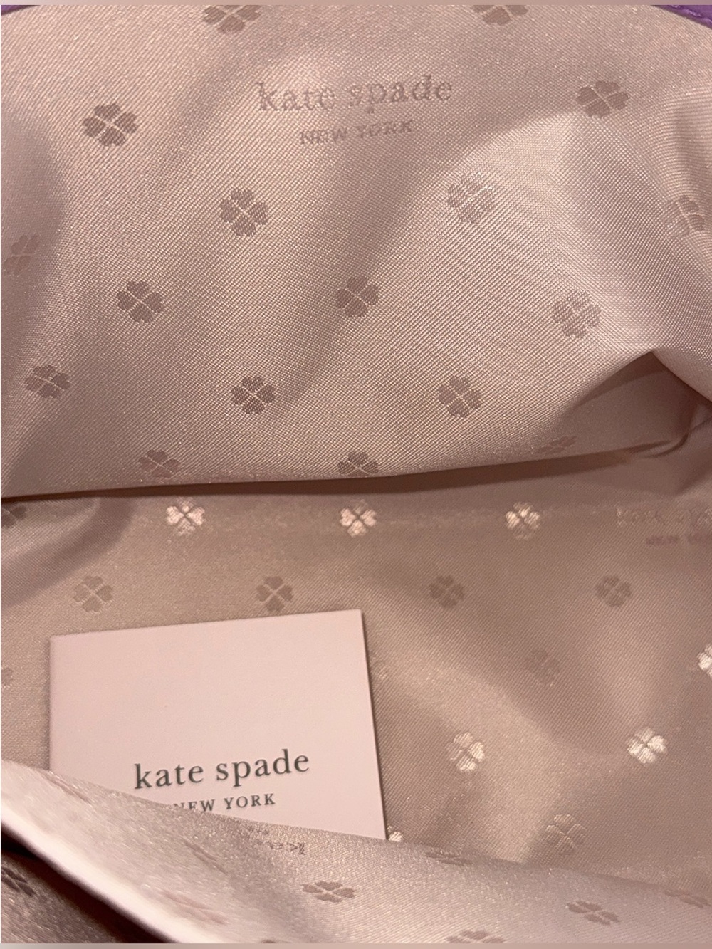 kate spade Louise Dome Satchel in Lilac Saffiano Leather - Picture 12 of 12